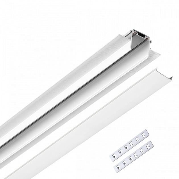 Шинопровод встраиваемый низковольтный Novotech Shino Smal 1 м 135198 Фото № 