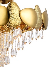 Подвесная люстра Natali Kovaltseva Valencia 91009/12C Gold 3