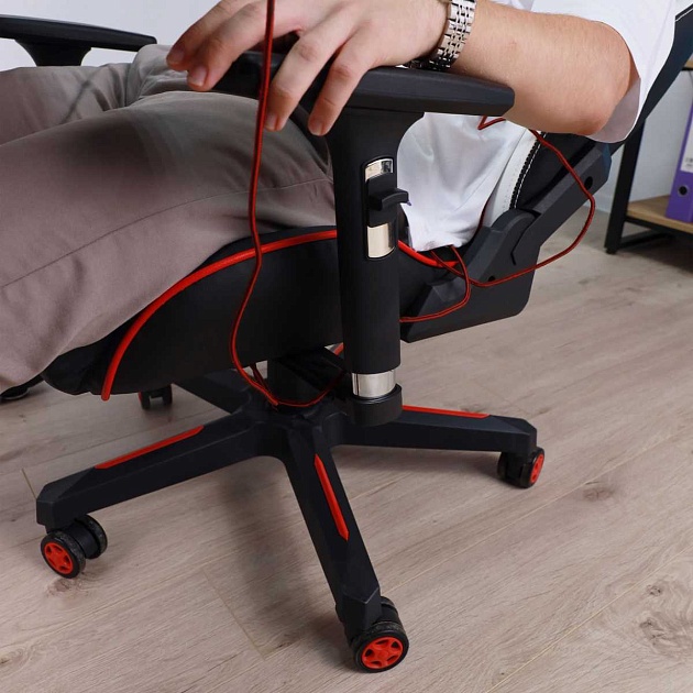 Игровое кресло AksHome Bolid черный, экокожа 80349 Фото № 16