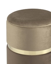 Пуф Stool Group Кэрри с ящиком велюр коричневый 19A060VA-8167-7/12 3