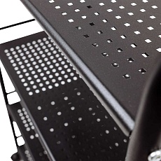 Полка AksHome тележка Rada на колесах, черный, сталь с порошковым покрытием 82274 1