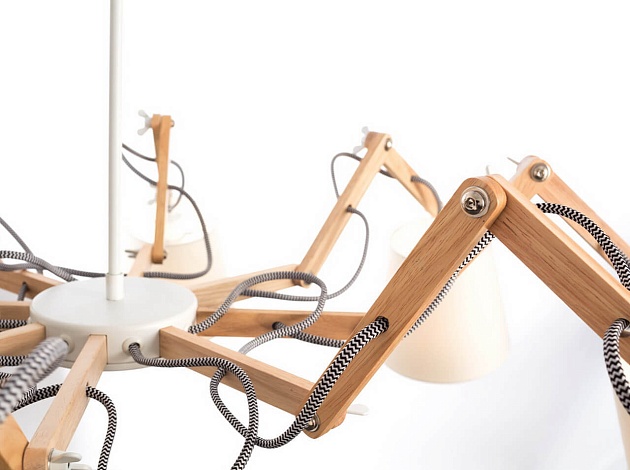 Подвесная люстра Arte Lamp Pinoccio A5700LM-8WH Фото № 4