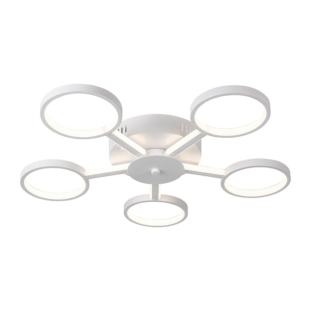 Потолочная светодиодная люстра Gerhort G61341/5WT изображение Потолочная светодиодная люстра Gerhort G61341/5WT Фото №