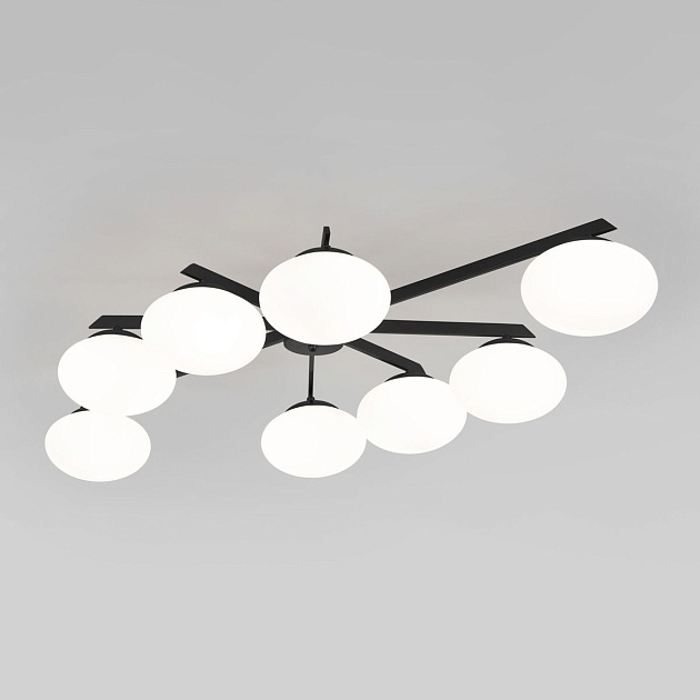 Потолочная люстра Eurosvet Opaline 70220/8 черный Фото № 