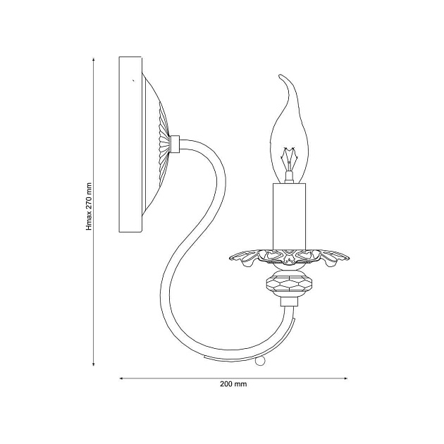 Бра Lucia Tucci Salerno W138.1 Фото № 2