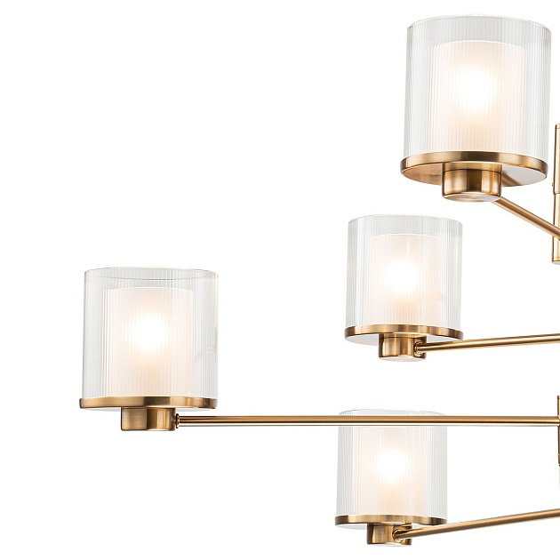 Подвесная люстра Indigo Bilancia 13023/8R Brass V000358 изображение 3 Подвесная люстра Indigo Bilancia 13023/8R Brass V000358 Фото № 3