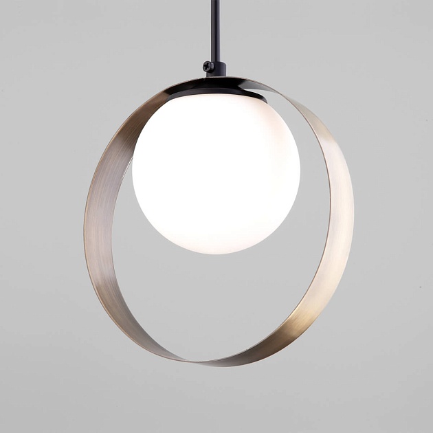 Подвесной светильник Eurosvet Dublin 50205/1 черный/бронза Фото № 