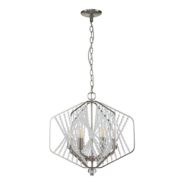 Подвесной светильник Indigo Ballo 12004/6P Nickel V000276 изображение 2 Подвесной светильник Indigo Ballo 12004/6P Nickel V000276 Фото № 2