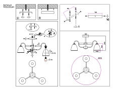 Потолочная люстра Ambrella light Traditional Modern TR3033241 1