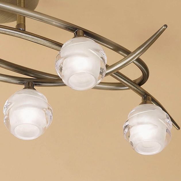 Потолочная люстра Mantra Loop Antique Brass 1822 Фото № 3