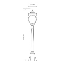 Уличный светильник Elektrostandard Andromeda F (GLYF-8024F) a027998 3