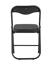 Складной стул Stool Group ДЖОН каркас черный обивка кожзам черный RS04K-BL/BLPVC 2