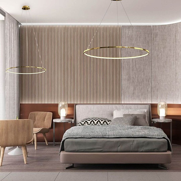 Подвесной светодиодный светильник Milosh Tendence Kosmina 0838CL-60GD Фото № 2