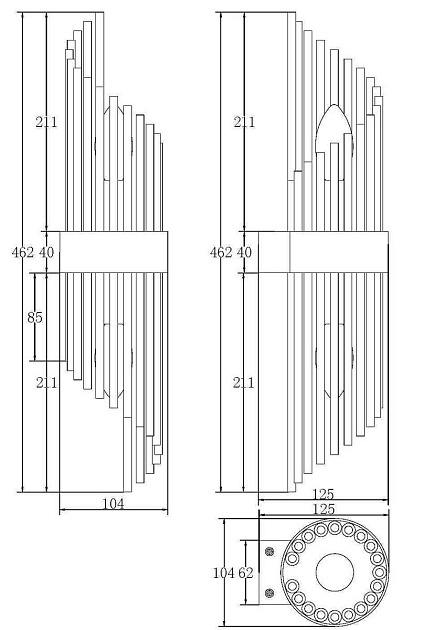Бра Maytoni Frame MOD174WL-02G изображение 2 Бра Maytoni Frame MOD174WL-02G Фото № 2