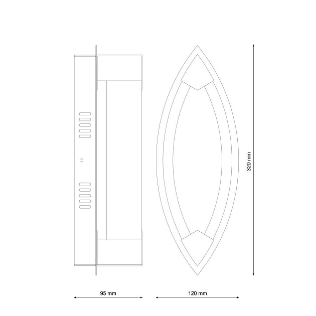 Настенный светильник Lucia Tucci Modena W172.1 Small LED320 Фото № 2