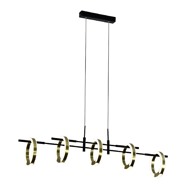 Подвесная светодиодная люстра Gerhort G91061/4BK+GD изображение Подвесная светодиодная люстра Gerhort G91061/4BK+GD Фото №