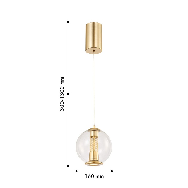 Подвесной светодиодный светильник Favourite Boble 4551-1P изображение 2 Подвесной светодиодный светильник Favourite Boble 4551-1P Фото № 2