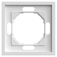 Рамка 1-постовая Stekker Эмили белый фарфор PFR00-5001-01 49884