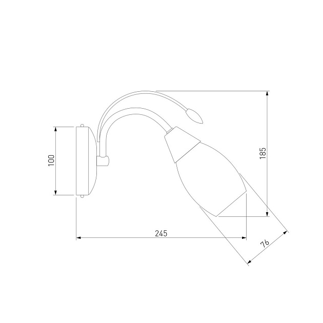 Бра Eurosvet 22080/1 золото изображение 2 Бра Eurosvet 22080/1 золото Фото № 2