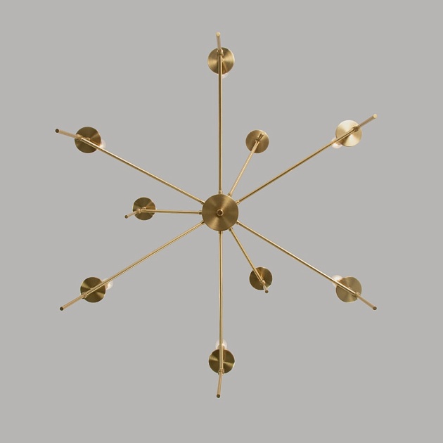 Потолочная люстра Eurosvet 60142/9 латунь Фото № 2