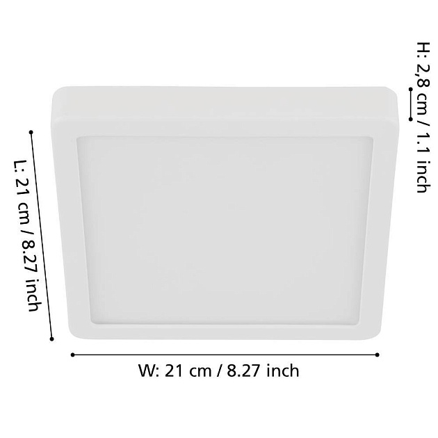 Потолочный светодиодный светильник Eglo FUEVA 5 900591 изображение 2 Потолочный светодиодный светильник Eglo FUEVA 5 900591 Фото № 2