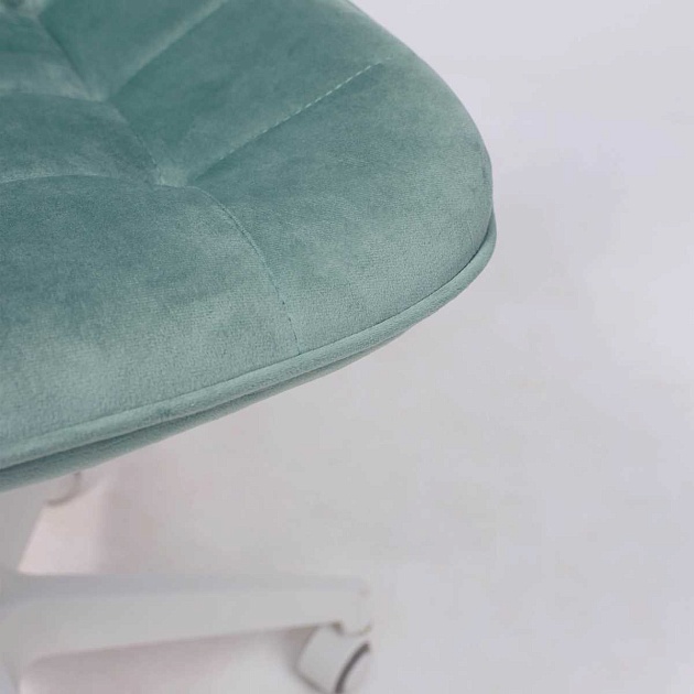 Поворотное кресло AksHome Carolyn велюр, мятный 91958 изображение 11 Поворотное кресло AksHome Carolyn велюр, мятный 91958 Фото № 11