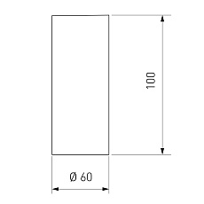 Потолочный светодиодный светильник Elektrostandard DLS026 7W 4200К графит a053601 1