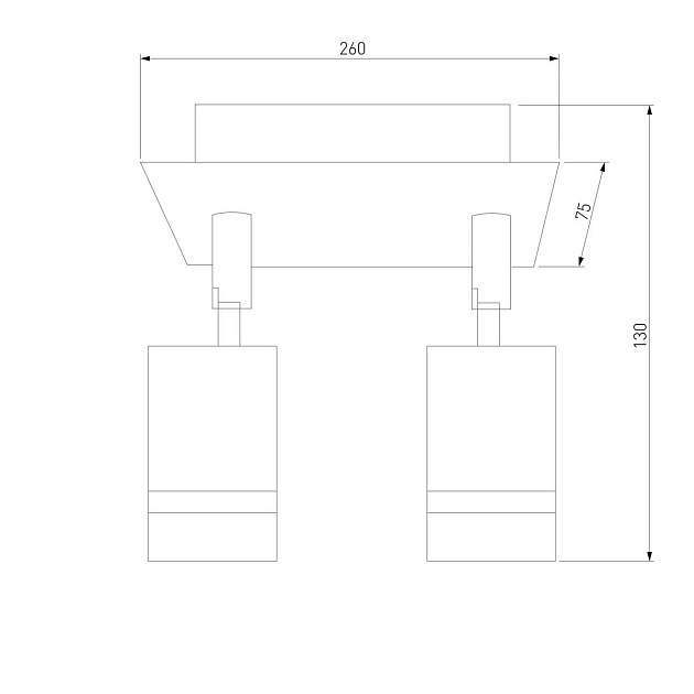 Светодиодный спот Eurosvet Stalk 20064/2 LED хром изображение 2 Светодиодный спот Eurosvet Stalk 20064/2 LED хром Фото № 2