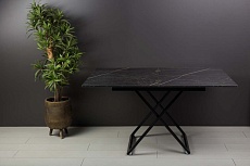 Стол-трансформер Levmar Accord D97/S53 черный мрамор/черные опоры 8193765401 2