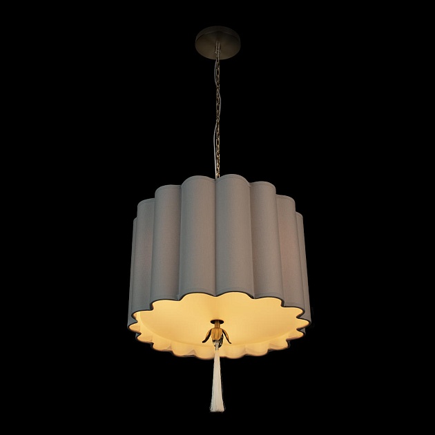 Подвесная люстра Loft IT Mellow 10306P Grey linen Фото № 5
