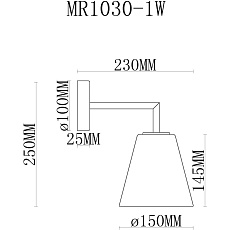 Бра MyFar Stiven MR1030-1W 1
