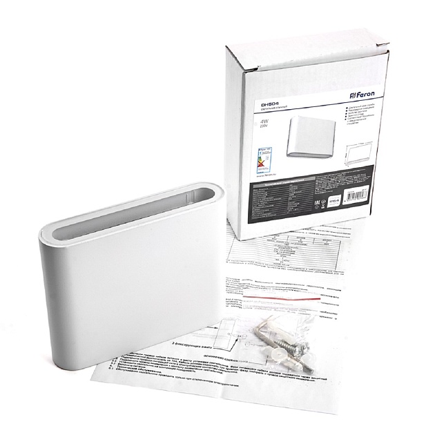 Уличный настенный светодиодный светильник Feron Техно DH504 48361 изображение 4 Уличный настенный светодиодный светильник Feron Техно DH504 48361 Фото № 4