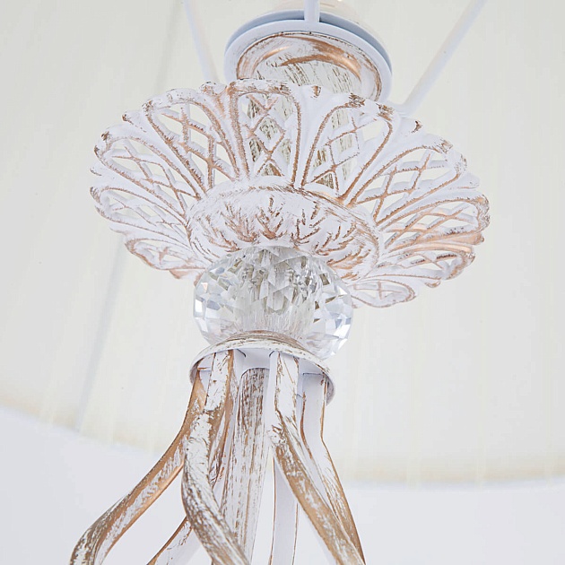 Торшер Eurosvet 01003/1 белый с золотом Фото № 4