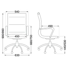 Офисное кресло AksHome Emmanuel кремовый, экокожа 70030 1