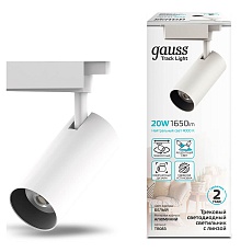 Трековый светодиодный светильник Gauss Track Light Led TR083 2