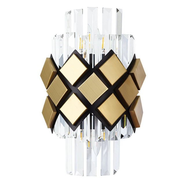 Настенный светильник Arte Lamp Amelia A1039AP-2BK Фото № 