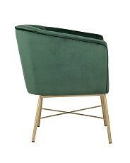Кресло Stool Group Шале велюр зеленый FALETTE GREEN 2