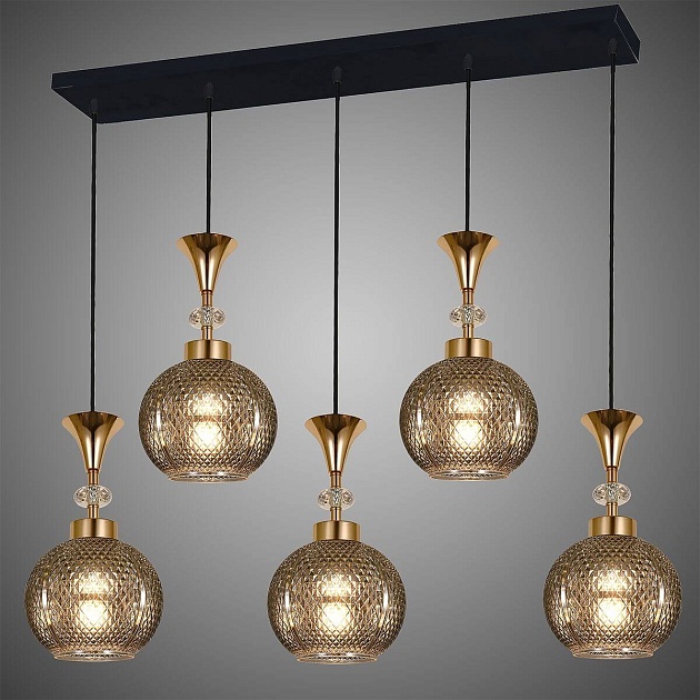 Подвесной светильник Reluce 02001-0.9-05L Smoke Фото № 3