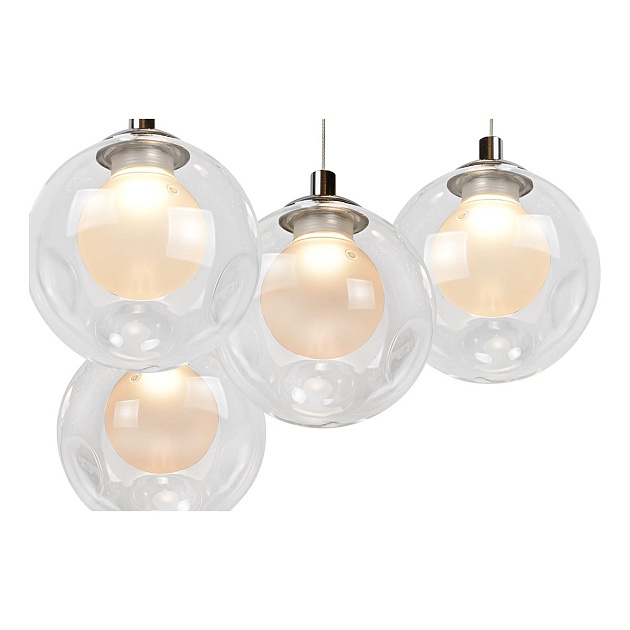 Подвесная светодиодная люстра iLedex Epical C4492-5R CR Фото № 2