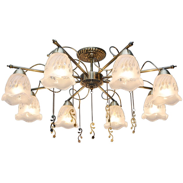 Потолочная люстра Toplight Delia TL1195X-08AB изображение Потолочная люстра Toplight Delia TL1195X-08AB Фото №