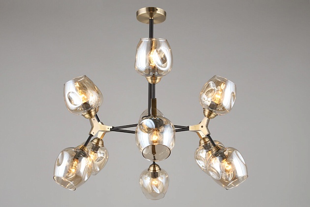 Потолочная люстра Omnilux Pozzallo OML-93407-12 изображение 5 Потолочная люстра Omnilux Pozzallo OML-93407-12 Фото № 5