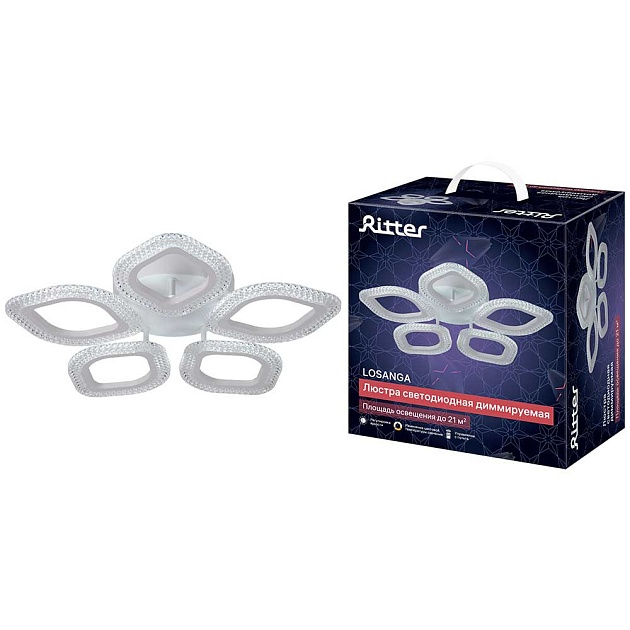 Потолочная люстра Ritter LOSANGA 52925 9 изображение Потолочная люстра Ritter LOSANGA 52925 9 Фото №