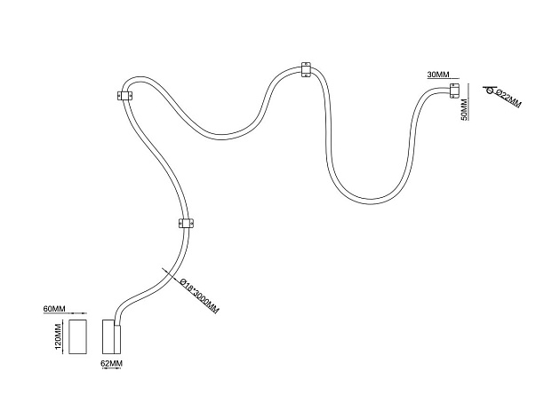 Потолочный светодиодный светильник Arte Lamp Klimt A2850PL-32BK Фото № 2