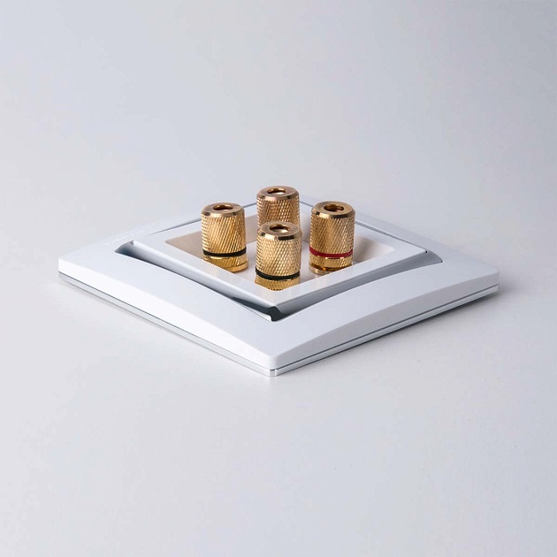 Акустическая розетка Werkel белая W1185001 4690389155536 изображение 4 Акустическая розетка Werkel белая W1185001 4690389155536 Фото № 4