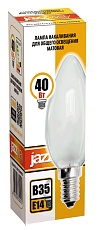 Лампа накаливания Jazzway E14 40W 2700K матовая 3320515 1