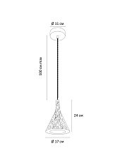 Подвесной светильник Arte Lamp Bender A4324SP-1GY 3