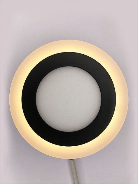 Настенно-потолочный светодиодный светильник Elvan NLS-500R-6/3-WW/NH-Bk изображение 8 Настенно-потолочный светодиодный светильник Elvan NLS-500R-6/3-WW/NH-Bk Фото № 8