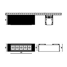 Трековый светодиодный светильник DesignLed SY-DIM-601221-BL-10-WW 007359 1