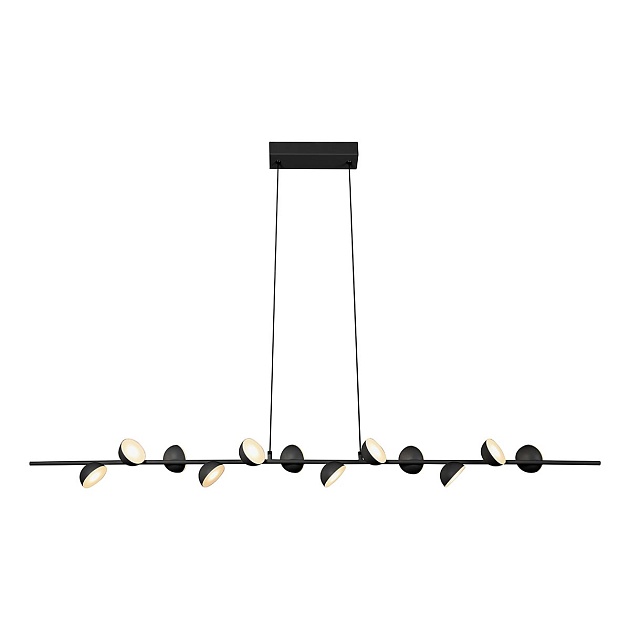 Подвесная светодиодная люстра iLedex Inefable X088136 BK Фото № 3