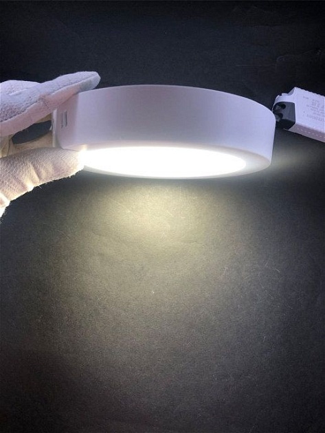 Настенно-потолочный светодиодный светильник Elvan NLS-702R-12W-WW-Wh Фото № 4